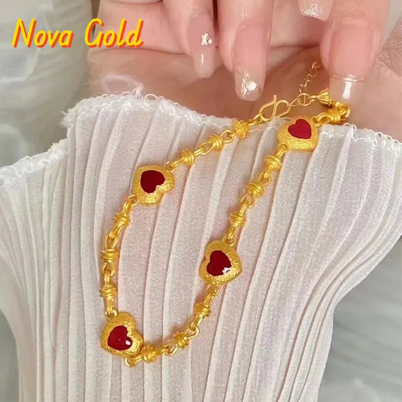 Ethnic Fashion Show - ノヴァゴールド 9999 バーニングブルーハート ティンウィズユー ブレスレット 24K