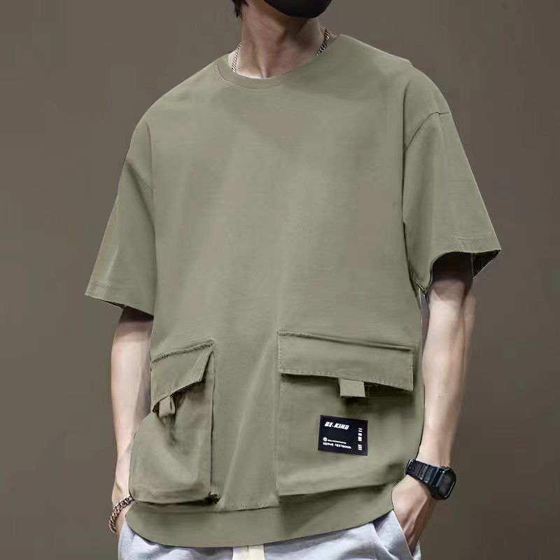 Men'S Ethnic Fashion Trends - 男性用半袖Tシャツ,ヴィンテージ,エスニックスタイル,カジュアル,多用途,ラウンドネック,ファッショナブル,コットン,新しい夏のコレクション