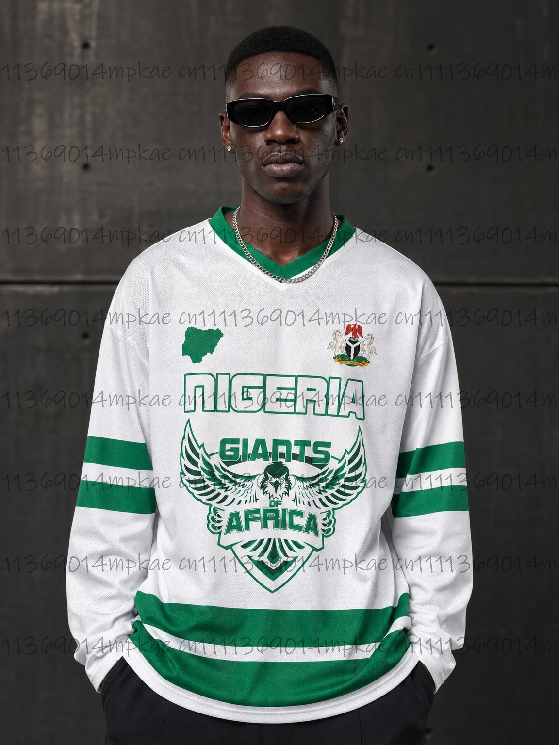 Men'S Ethnic Fashion Trends - 2026年秋メンズVネック長袖Tシャツ、エスニックストリートスタイルプリント、ファッショナブルなルーズレトロスポーツシャツ、メンズトップス