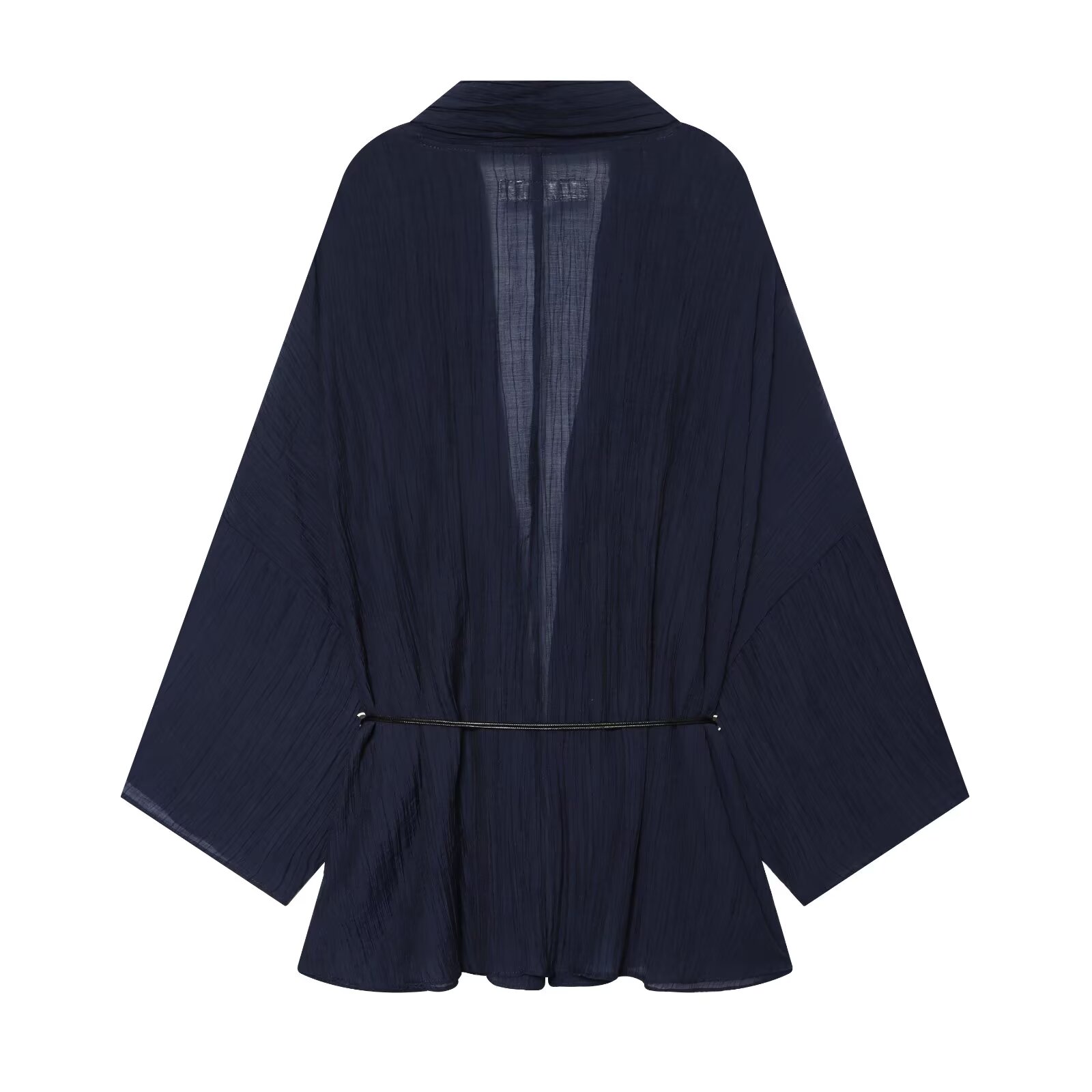 BSAY 2026新作夏物 中国風ネイビーブルー クリンクル - Ethnic Fashion Collection のレビューと価格