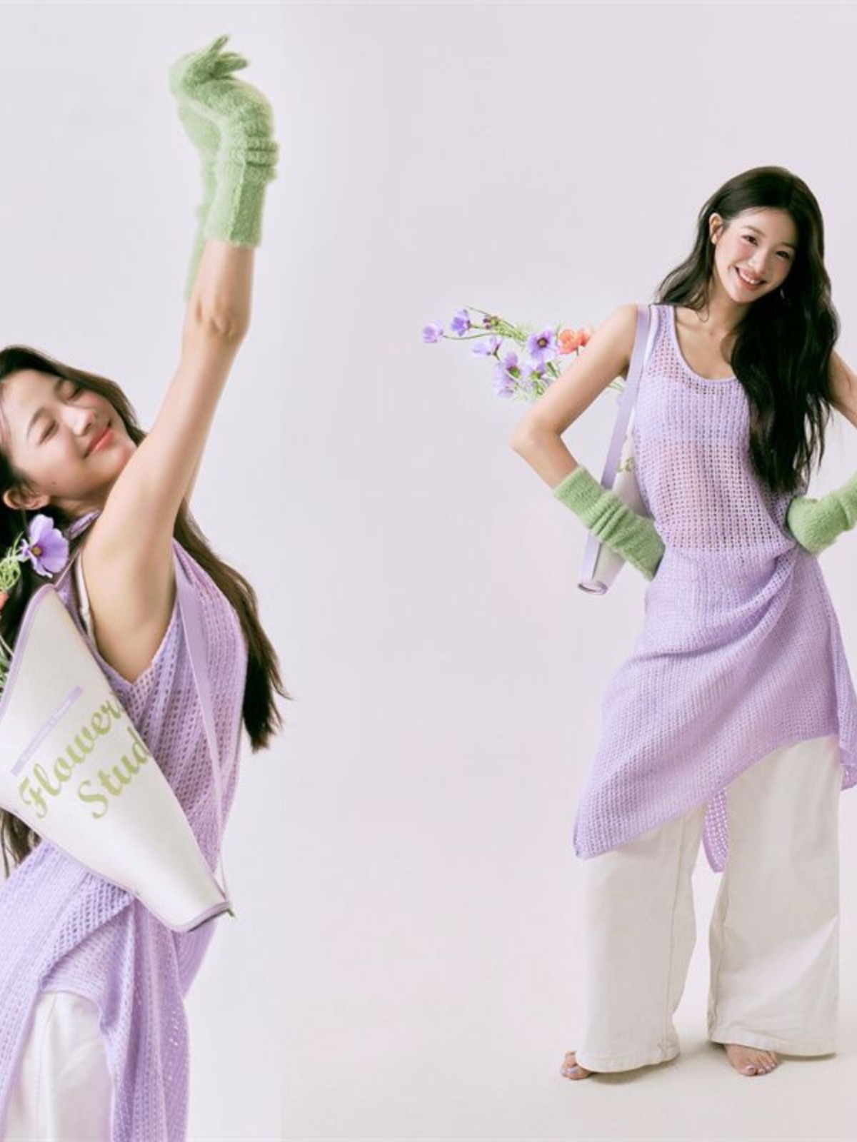 ロマンチックな春の花柄プリント写真スタジオ新しいスタイルの女 - Ethnic Fashion Studio のレビューと価格