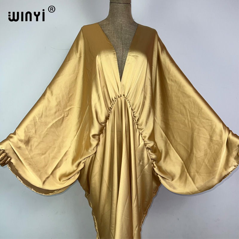 WINYI モノクロエレガントな水着カバーアップ女性ビーチド - Ethnic Gown のレビューと価格