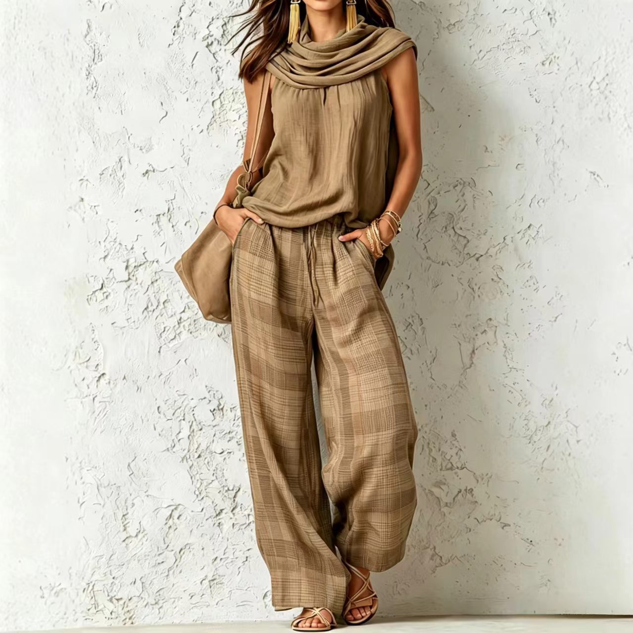 2026年新作レディースファッション ボヘミアン風グリーンノ - Ethnic Fashion Collection のレビューと価格