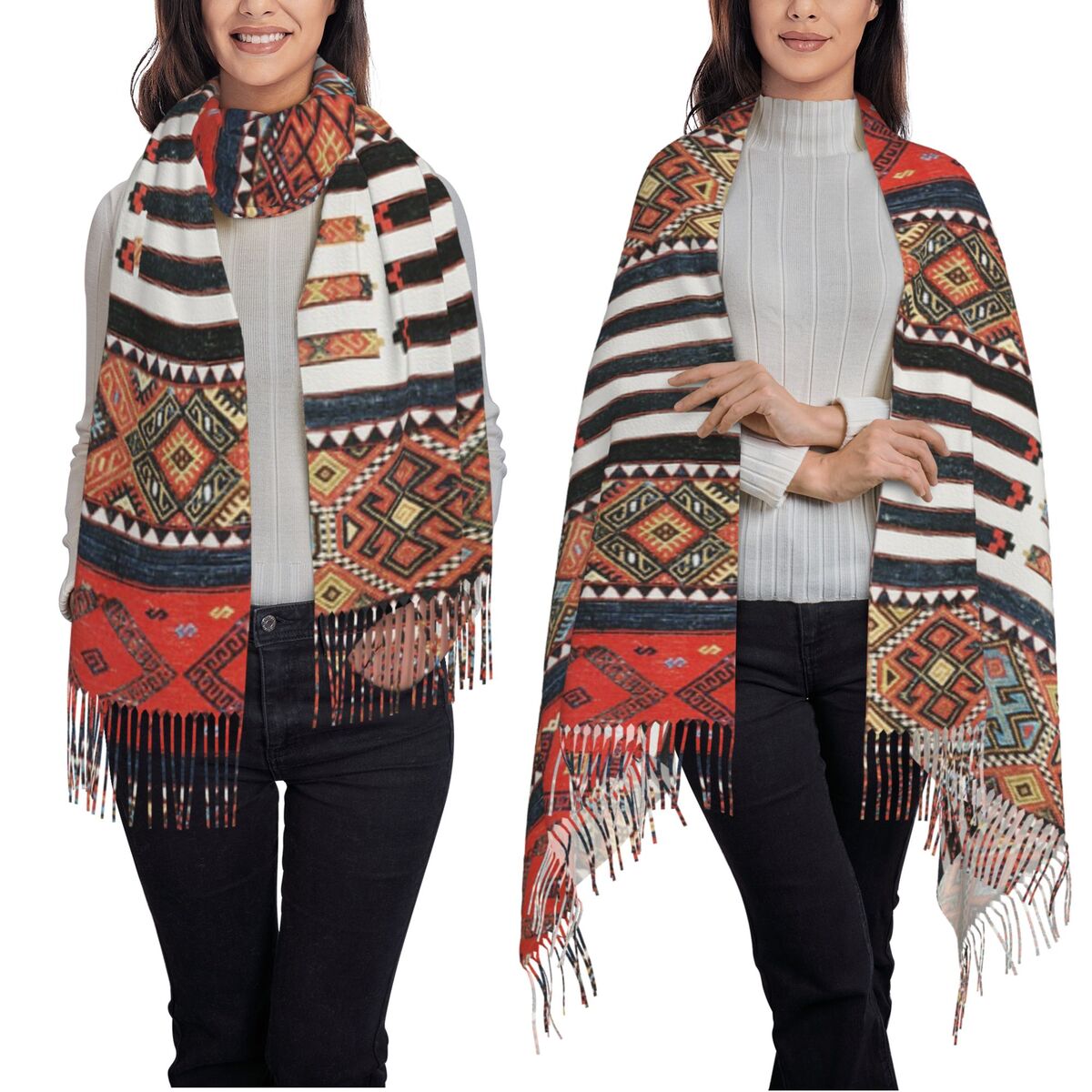 クルド人、トルコ人、キリム、ボヘミアン、ペルシャ、部族、民族 - Winter Ethnic Fashion For Women のレビューと価格