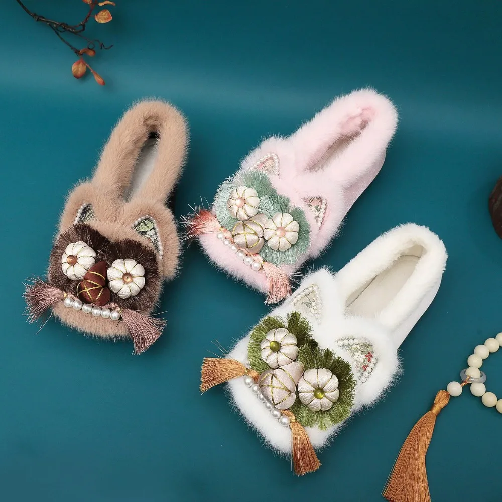 ファッションエスニックスタイル布靴女性 Zapatos 秋冬 - Winter Ethnic Fashion For Women のレビューと価格