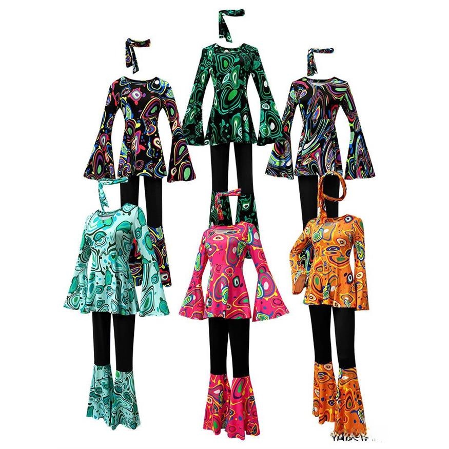 新しいホット販売タイダイプリントトップパンツスカーフセットヒ - Ethnic Fashion Sale のレビューと価格